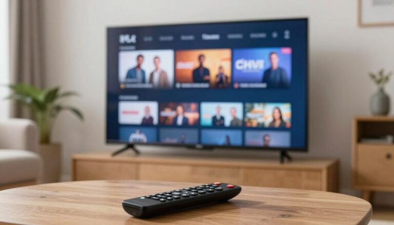 abonnement IPTV pas cher sur une télévision connectée