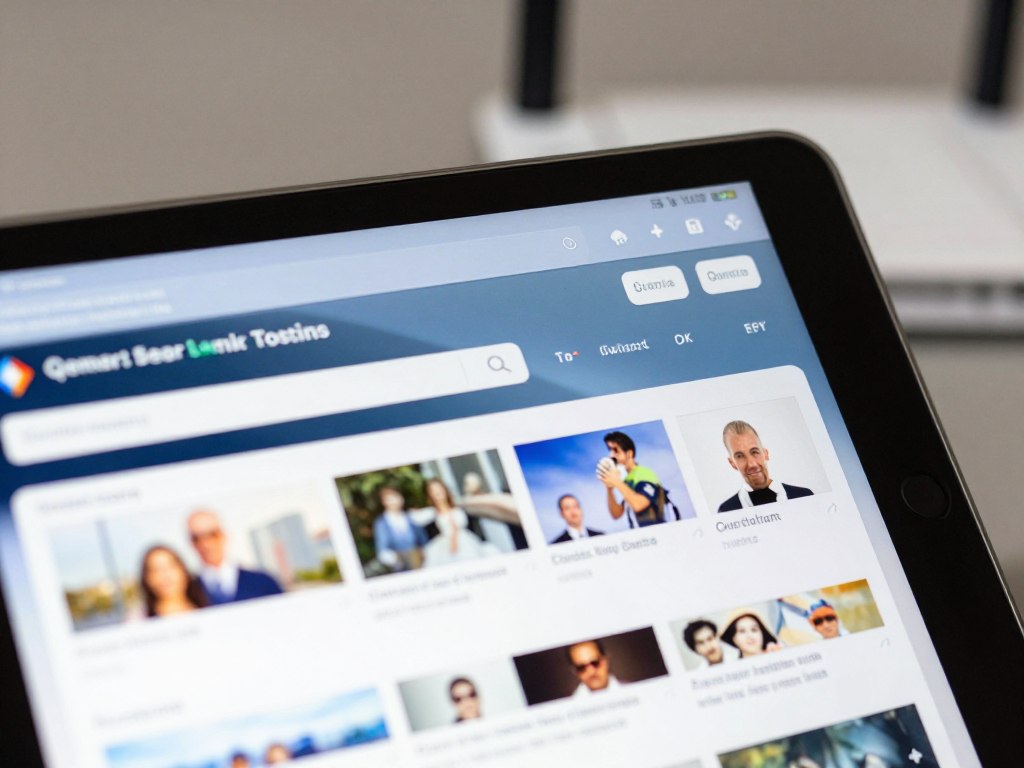 application IPTV diffusant des chaînes via internet protocol