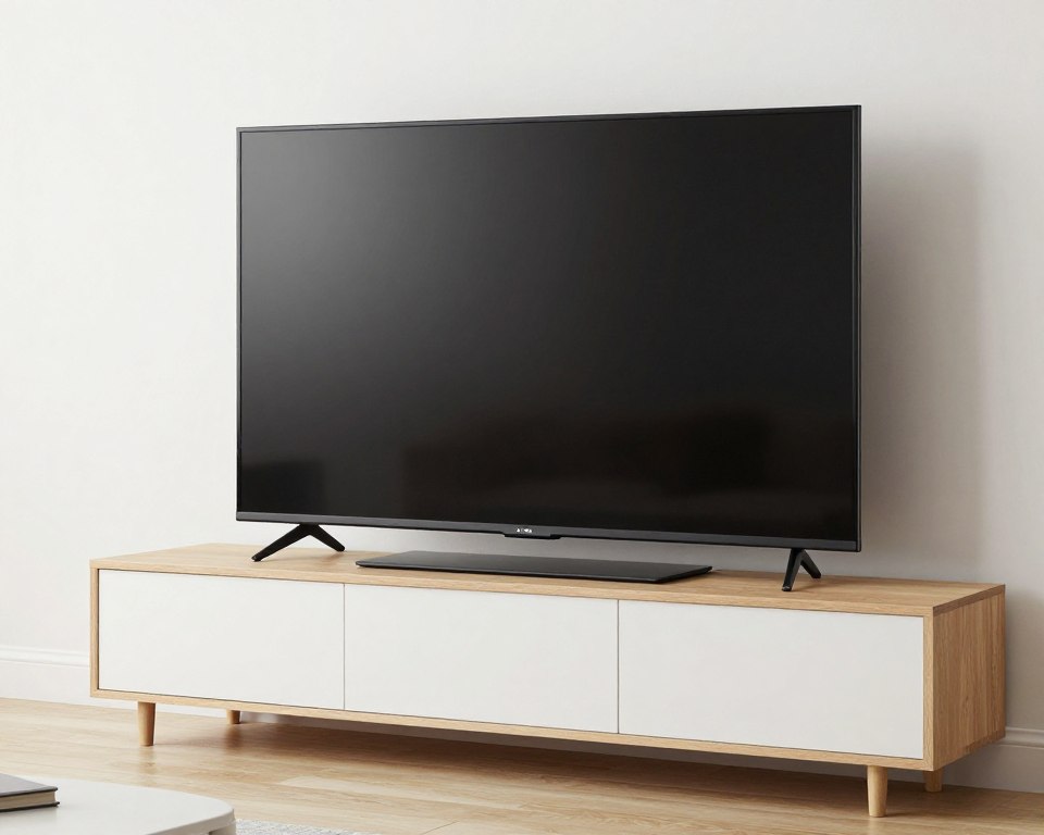 télévision avec connexion filaire