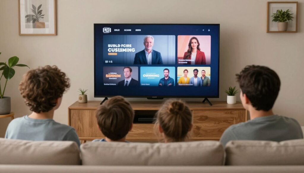 usage familial du streaming