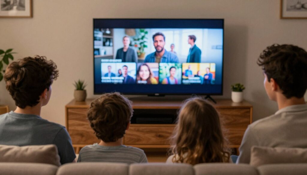 visionnage de séries en famille visionnage de séries en famille